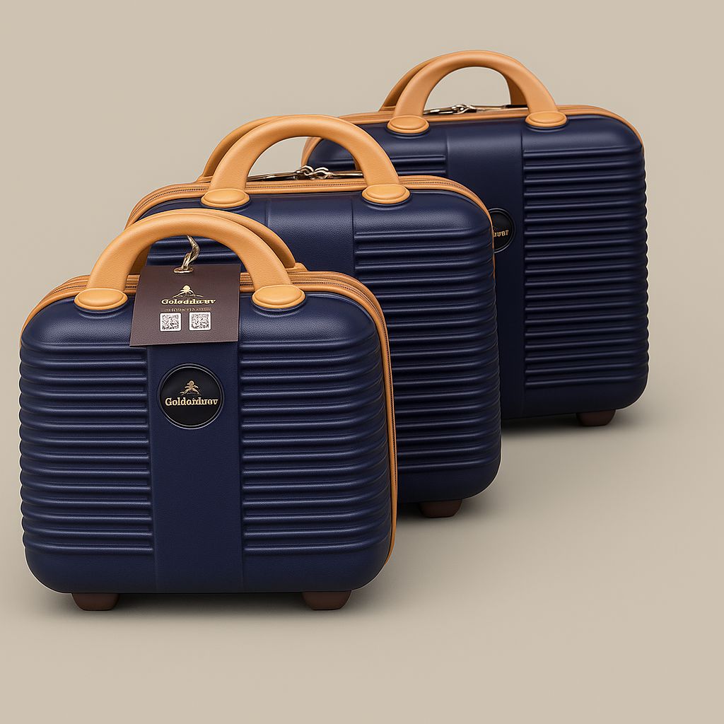 Premium Navy Blue Travel Bag Set, Set of 3 – Durable, Lightweight & Stylish Luggage for Everyday & Travel