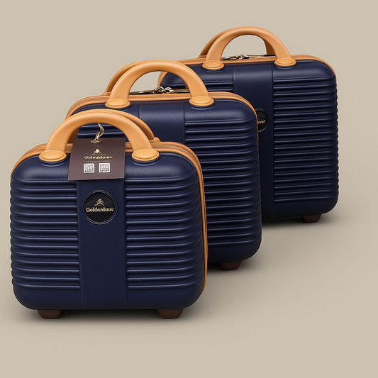 Premium Navy Blue Travel Bag Set, Set of 3 – Durable, Lightweight & Stylish Luggage for Everyday & Travel